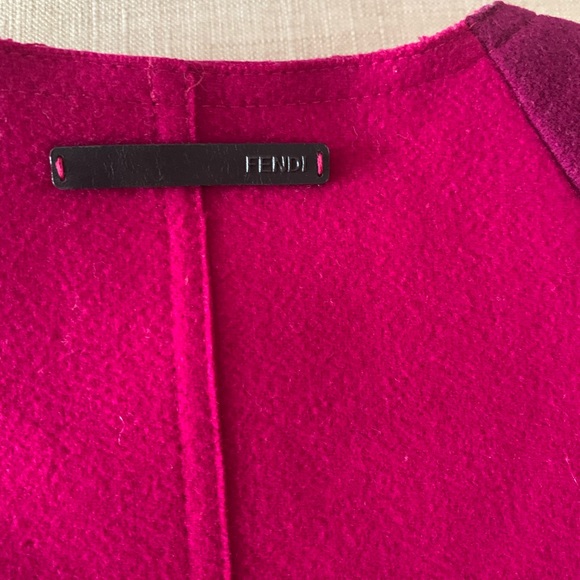 Authentic Fendi girl goat wool cashmere pink sz 4-5yo - Picture 9 of 15
